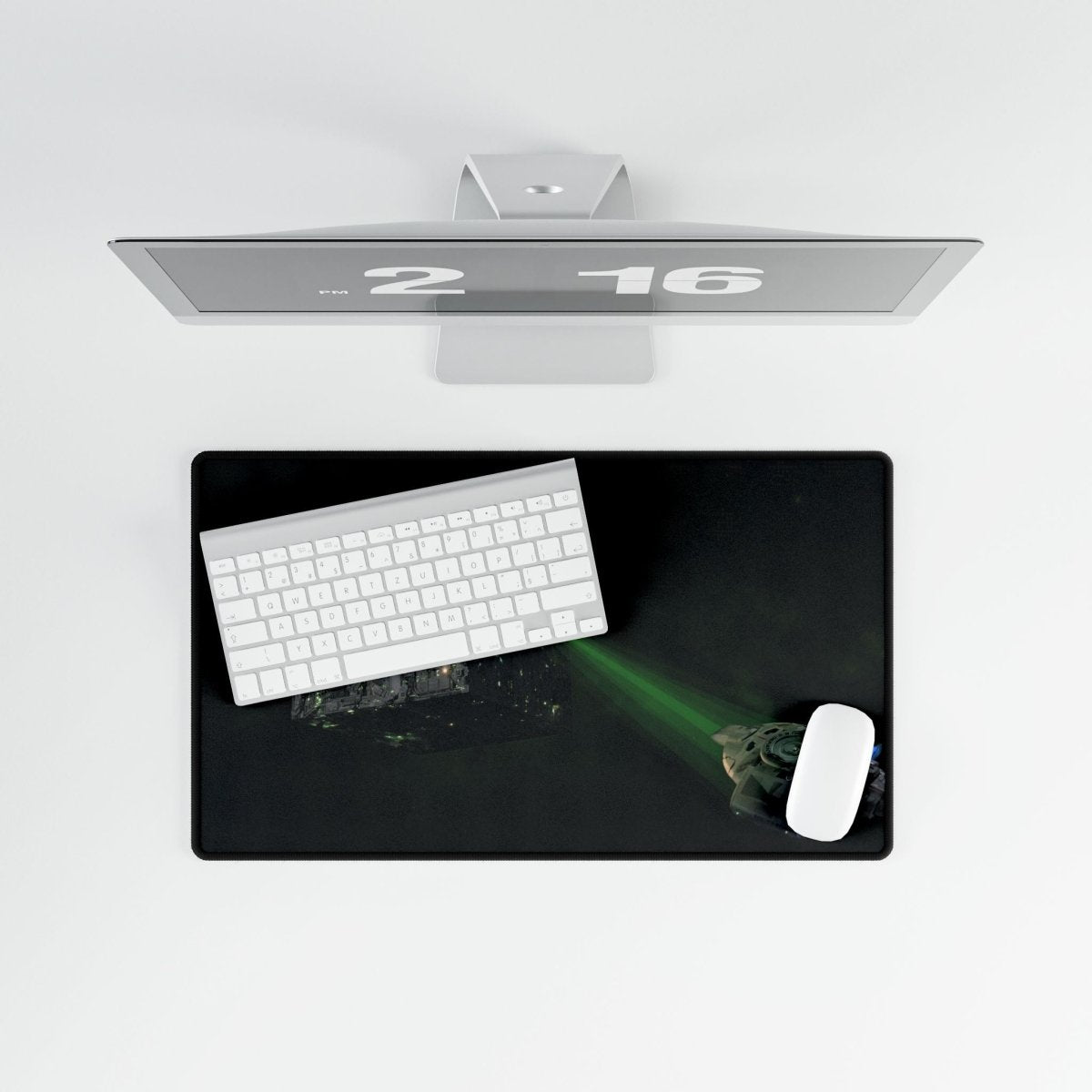 Borg Cube meets Defiant, ST: DS9 Desk Mat Sci - Fi, TV & Movies XL Mousepads